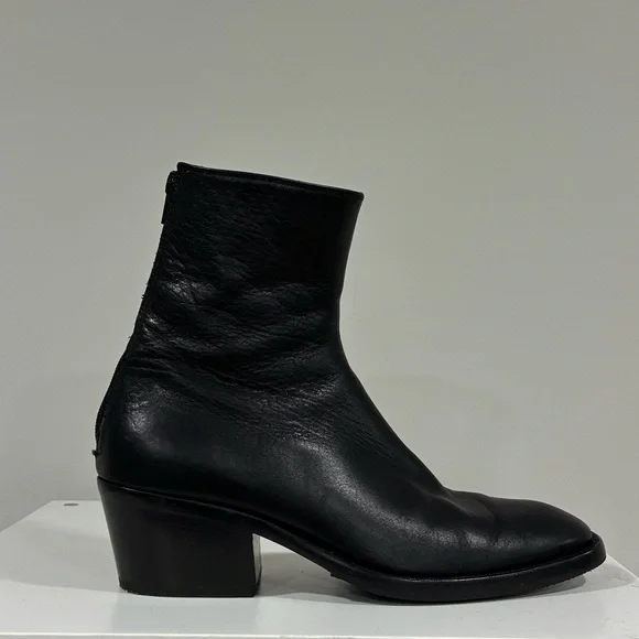 Acne Studios Square Toe Leather Boot Size US 8 EU 41 - Picture 13 of 15